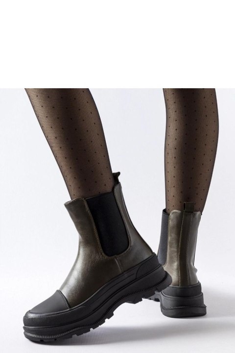 Zielone buty na sportowej podeszwie Ermanno - Solea Solea Zielone buty na sportowej podeszwie Ermanno - Solea Solea