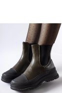 Zielone buty na sportowej podeszwie Ermanno - Solea Solea Zielone buty na sportowej podeszwie Ermanno - Solea Solea