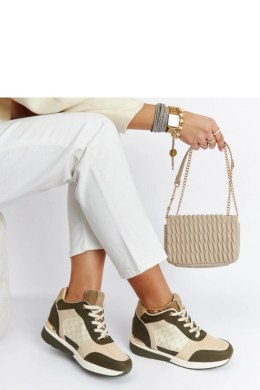 Zielone sneakersy na koturnie Chestnut - Solea Solea