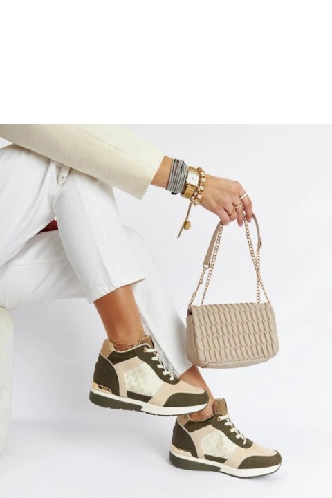 Zielone sneakersy na koturnie Chestnut - Solea Solea Zielone sneakersy na koturnie Chestnut - Solea Solea