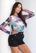Bluzka Model Blake 196214571 Watercolor/Flowers/Purple - LaBalancia LaBalancia Bluzka Model Blake 196214571 Watercolor/Flowers/Purple - LaBalancia LaBalancia