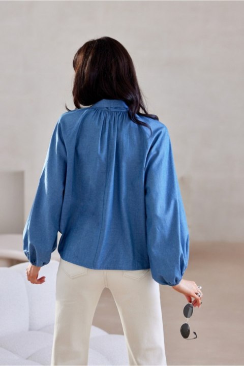 Bluzka Model Gigi BLU0201-J03 Blue - Roco Fashion Roco Fashion Bluzka Model Gigi BLU0201-J03 Blue - Roco Fashion Roco Fashion