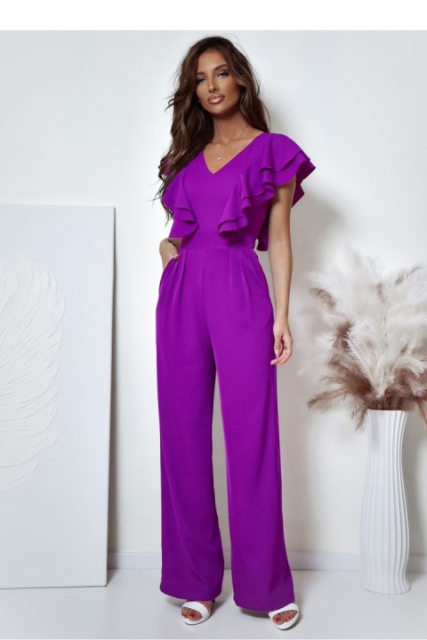 Kombinezon Model Falbana 000411. Magenta - With You With You Kombinezon Model Falbana 000411. Magenta - With You With You