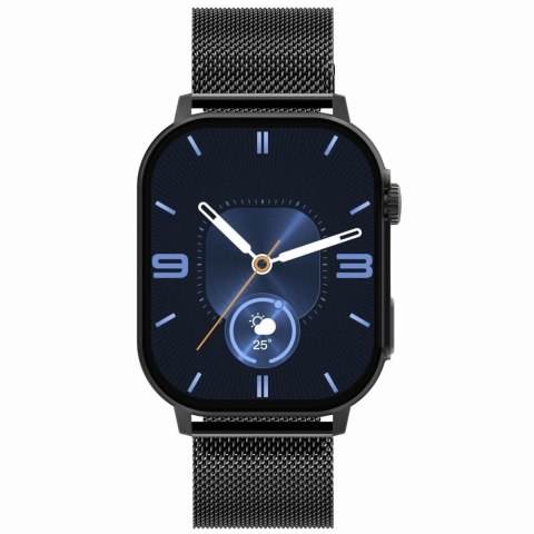 Smartwatch Damski GRAVITY GT15-12 Granatowy Pasek Silikonowy + Czarna Bransoleta Smartwatch Damski GRAVITY GT15-12 Granatowy Pasek Silikonowy + Czarna Bransoleta