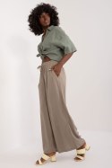 Spodnie Damskie Model D73761M62237E Khaki - Sublevel Sublevel Spodnie Damskie Model D73761M62237E Khaki - Sublevel Sublevel