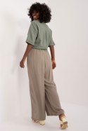 Spodnie Damskie Model D73761M62237E Khaki - Sublevel Sublevel Spodnie Damskie Model D73761M62237E Khaki - Sublevel Sublevel