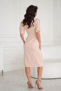 Sukienka Model 327-21 Beige - Bicotone Bicotone Sukienka Model 327-21 Beige - Bicotone Bicotone