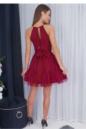 Sukienka Model Cristal 02063. Bordo - With You With You Sukienka Model Cristal 02063. Bordo - With You With You