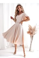 Sukienka Model Luna 000103. Beige - With You With You Sukienka Model Luna 000103. Beige - With You With You