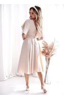 Sukienka Model Luna 000103. Beige - With You With You Sukienka Model Luna 000103. Beige - With You With You