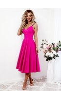 Sukienka Model Tifani 7/8 001140. Amarant - With You With You Sukienka Model Tifani 7/8 001140. Amarant - With You With You