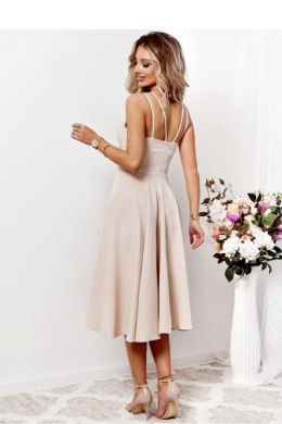 Sukienka Model Tifani 7/8 001140. Beige - With You With You