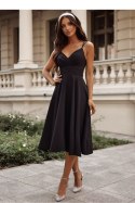 Sukienka Model Tifani 7/8 001140. Black - With You With You Sukienka Model Tifani 7/8 001140. Black - With You With You