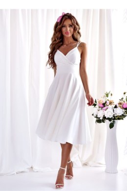 Sukienka Model Tifani 7/8 001140. Ecru - With You With You