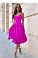 Sukienka Model Tifani 7/8 001140. Magenta - With You With You Sukienka Model Tifani 7/8 001140. Magenta - With You With You