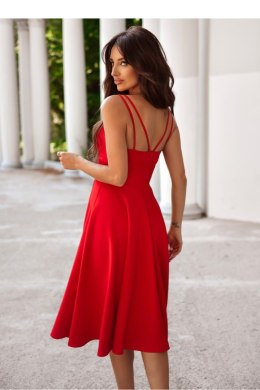 Sukienka Model Tifani 7/8 001140. Red - With You With You