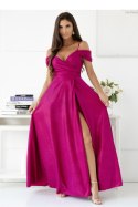 Sukienka Model Walentina Lux 001117. Amarant - With You With You