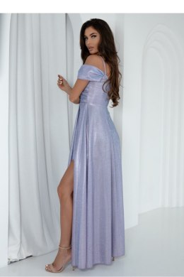 Sukienka Model Walentina Lux 001117. Błękit/Pink - With You With You