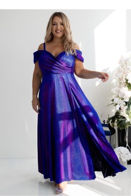 Sukienka Model Walentina Lux 001117. Chaber/Amarant - With You With You