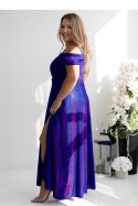 Sukienka Model Walentina Lux 001117. Chaber/Amarant - With You With You