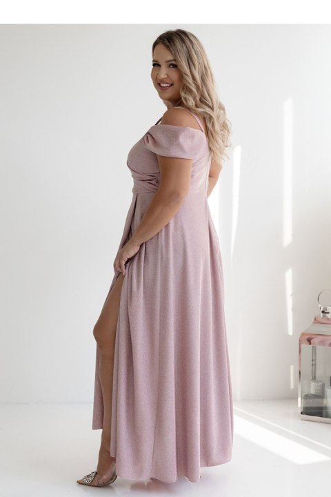 Sukienka Model Walentina Lux 001117. Dirty Pink - With You With You Sukienka Model Walentina Lux 001117. Dirty Pink - With You With You