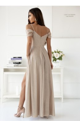 Sukienka Model Walentina Lux 001117. Gold - With You With You