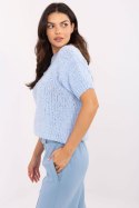Sweter Damski Model MI-SW-2701.23 Light Blue - Italy Moda Italy Moda Sweter Damski Model MI-SW-2701.23 Light Blue - Italy Moda Italy Moda