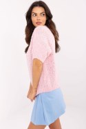 Sweter Damski Model MI-SW-2701.23 Light Pink - Italy Moda Italy Moda Sweter Damski Model MI-SW-2701.23 Light Pink - Italy Moda Italy Moda