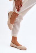 Baleriny Model Kommia 24BL02-7640 Beige - Step in style Step in style Baleriny Model Kommia 24BL02-7640 Beige - Step in style Step in style