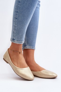 Baleriny Model Stacee 9BL02-1029 Gold - Step in style Step in style