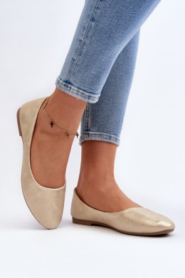 Baleriny Model Stacee 9BL02-1029 Gold - Step in style Step in style