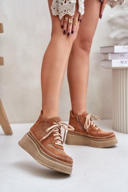 Botki Model Maciejka 06759-29 Brown - Step in style Step in style