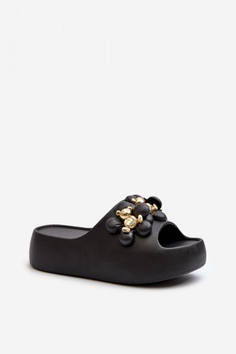 Sandał Klapki Model Bremavia BG181 Black - Step in style Step in style Sandał Klapki Model Bremavia BG181 Black - Step in style Step in style