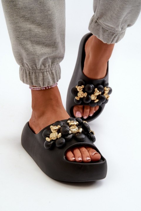 Sandał Klapki Model Bremavia BG181 Black - Step in style Step in style Sandał Klapki Model Bremavia BG181 Black - Step in style Step in style