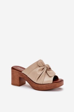 Sandał Klapki Model Kikilla RMR23126-8 Beige - Step in style Step in style