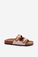 Sandał Klapki Model Osoffe 666-31 Camel - Step in style Step in style Sandał Klapki Model Osoffe 666-31 Camel - Step in style Step in style