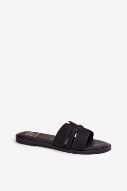Sandał Klapki Model Teterre M36 Black - Step in style Step in style