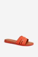 Sandał Klapki Model Teterre M36 Orange - Step in style Step in style Sandał Klapki Model Teterre M36 Orange - Step in style Step in style