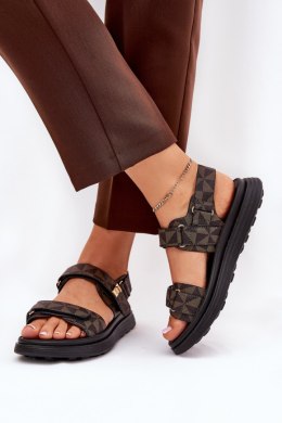 Sandały Model Leriot 88-13 Black/Brown - Step in style Step in style