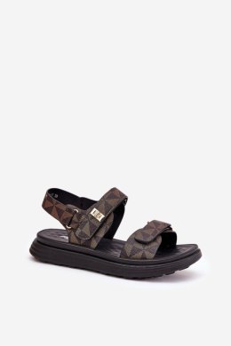 Sandały Model Leriot 88-13 Black/Brown - Step in style Step in style