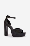 Sandały Model Lomman SQC-165 Black - Step in style Step in style Sandały Model Lomman SQC-165 Black - Step in style Step in style