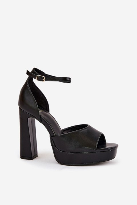 Sandały Model Lomman SQC-165 Black - Step in style Step in style Sandały Model Lomman SQC-165 Black - Step in style Step in style