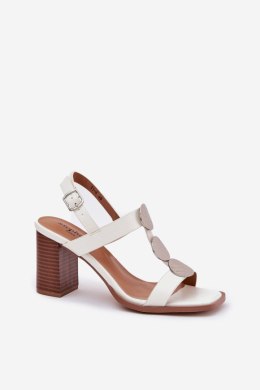 Sandały Model Mirfedi 11-4 White - Step in style Step in style