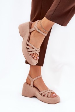 Sandały Model Nendal 1765 Beige - Step in style Step in style
