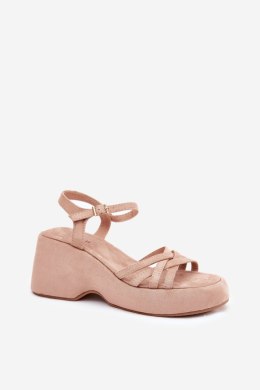 Sandały Model Nendal 1765 Beige - Step in style Step in style