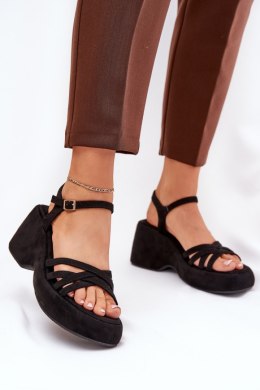 Sandały Model Nendal 1765 Black - Step in style Step in style