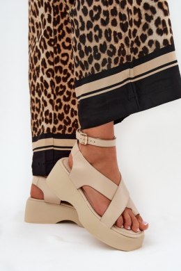Sandały Model Tenzorus WS-001 Beige - Step in style Step in style