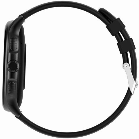 Smartwatch Damski GRAVITY GT12-1 Czarny Pasek Silikonowy + Czarna Bransoleta Smartwatch Damski GRAVITY GT12-1 Czarny Pasek Silikonowy + Czarna Bransoleta