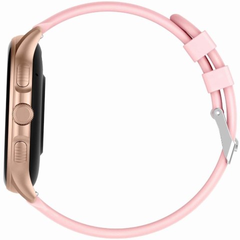 Smartwatch Damski GRAVITY GT12-3 Różowy Pasek Silikonowy + Bransoleta Różowe Złoto Smartwatch Damski GRAVITY GT12-3 Różowy Pasek Silikonowy + Bransoleta Różowe Złoto