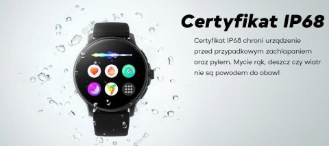 Smartwatch Damski GRAVITY GT12-3 Różowy Pasek Silikonowy + Bransoleta Różowe Złoto Smartwatch Damski GRAVITY GT12-3 Różowy Pasek Silikonowy + Bransoleta Różowe Złoto
